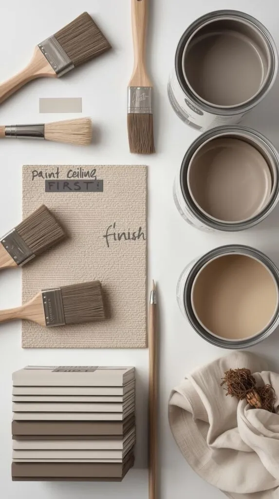 paint swatches for color drenching