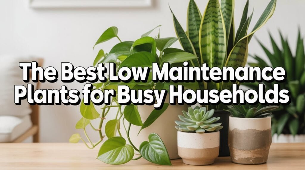 The Best Low Maintenance Plants for Busy Households