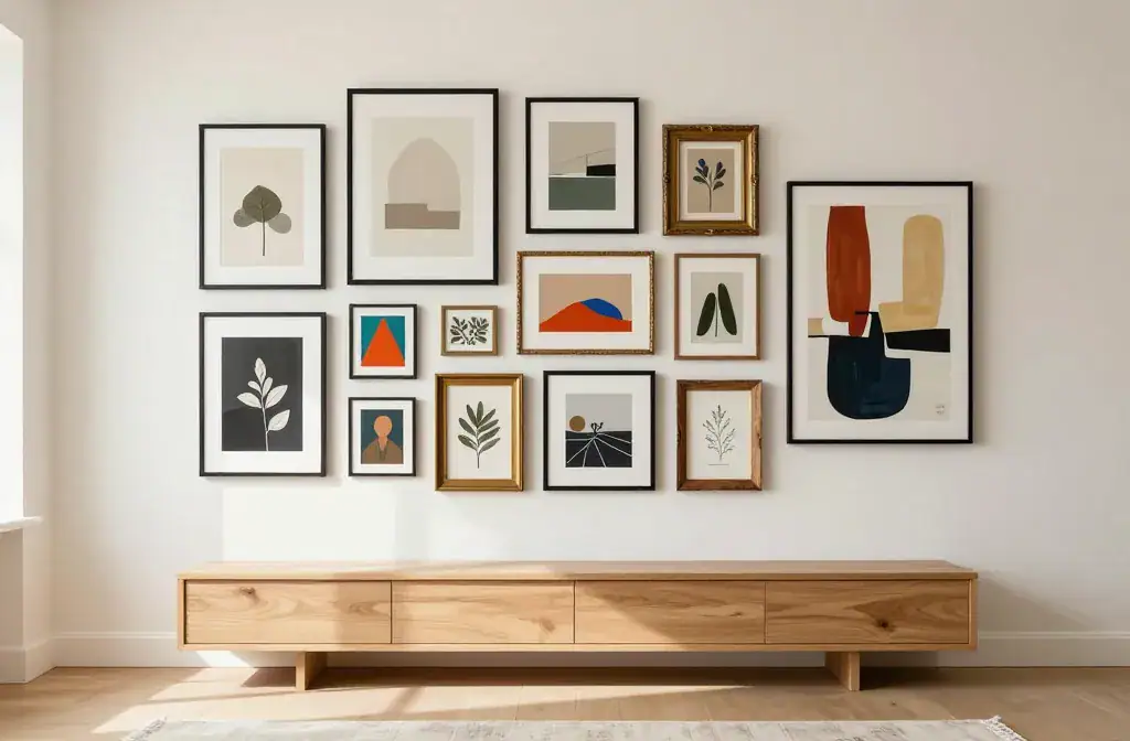 Stunning 12 Gallery Wall Ideas by Interior Design Styles