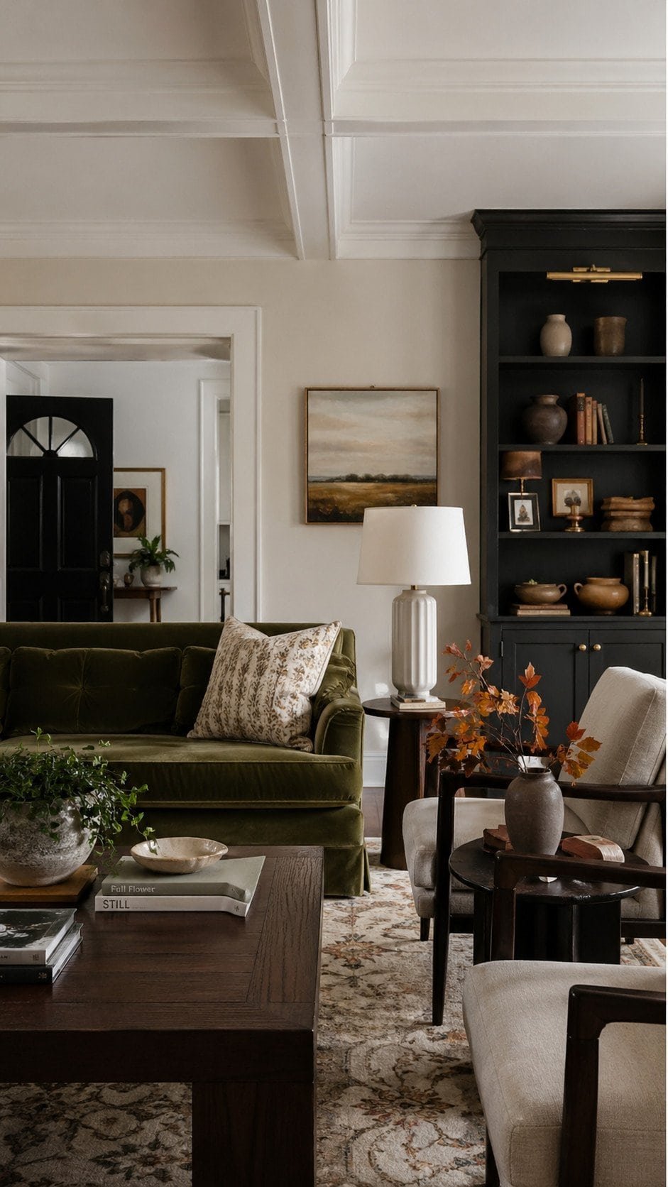Transitional room blending traditional and contemporary elements - Transitional design ideas