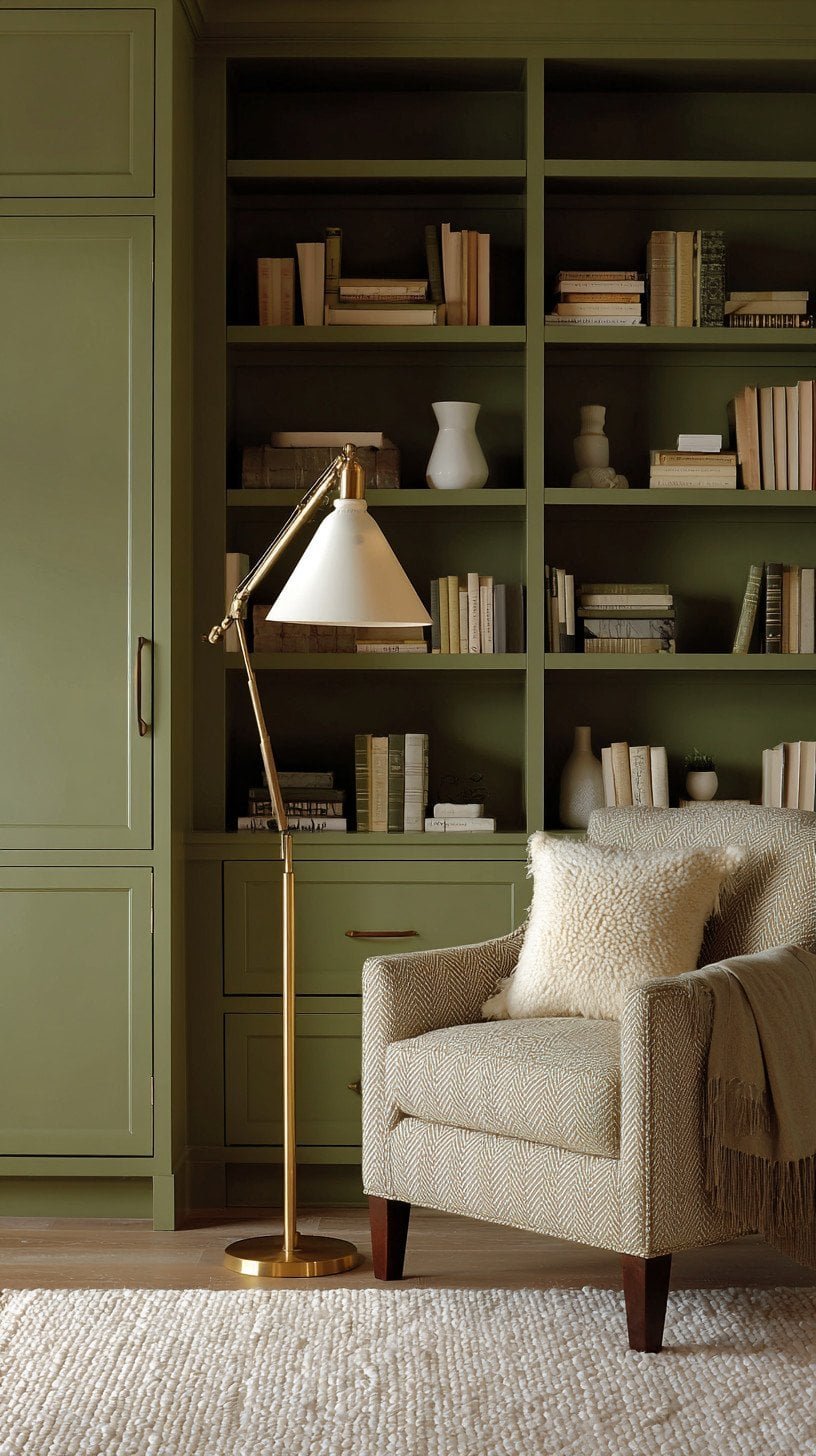 Cozy reading nook