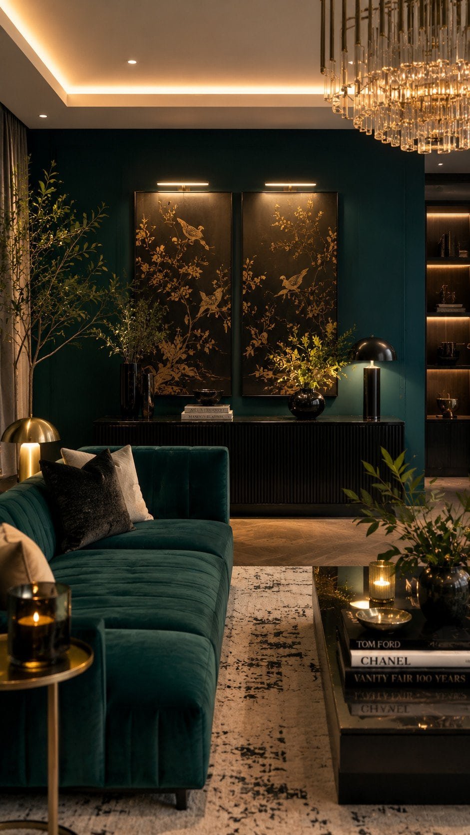Elegant modern living room design
