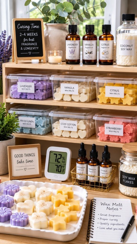 Wax melt crafting station