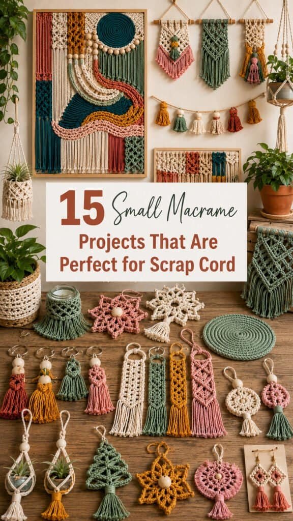 macramé craft ideas display