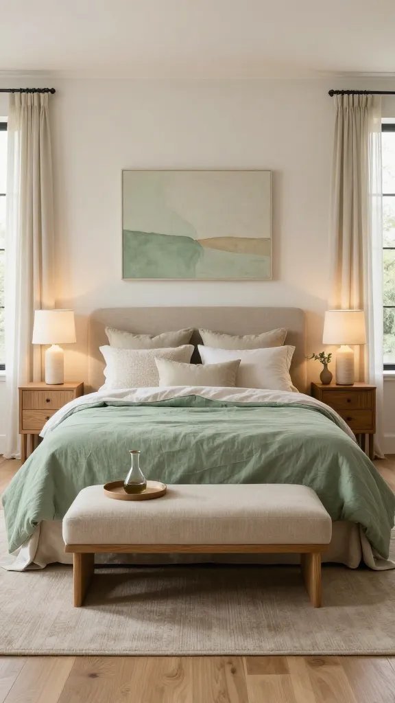 Item 3 - Sage Green and Soft Beige Interior Ideas