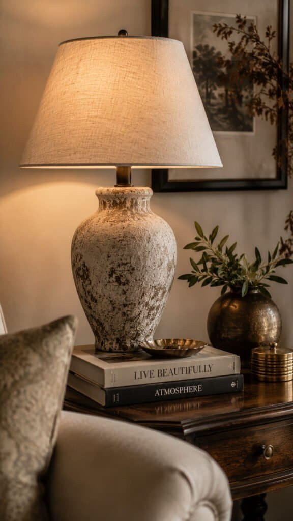 thrift store finds - vintage lamp