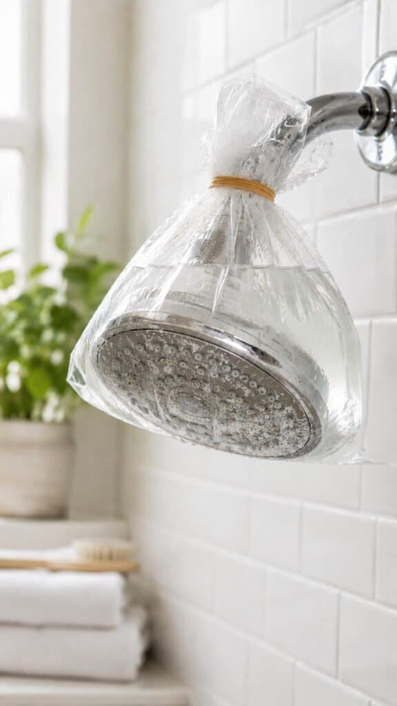 Clean a Shower Head
