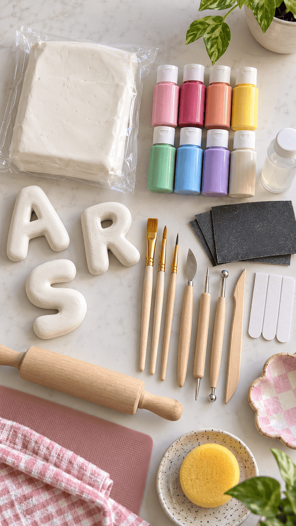 3D Clay Letters -1