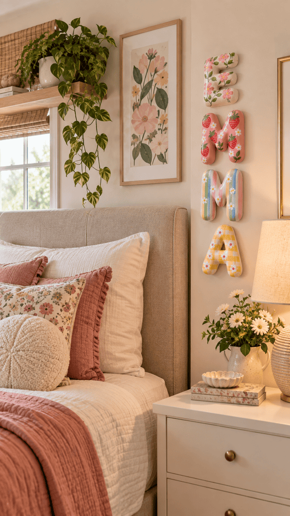 Mount Your Personalized Clay Letters on the Wall