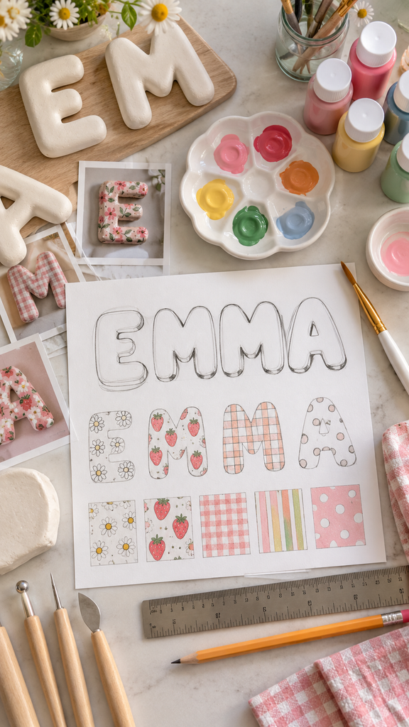 Pastel EMMA Lettering Craft Workspace - 3