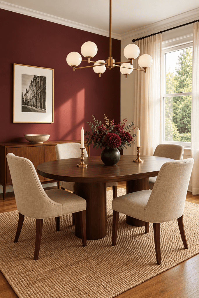 burgundy fall decor ideas -1