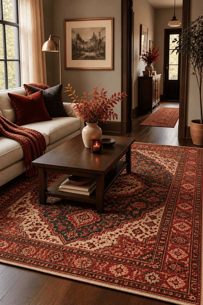 burgundy fall decor ideas - 8
