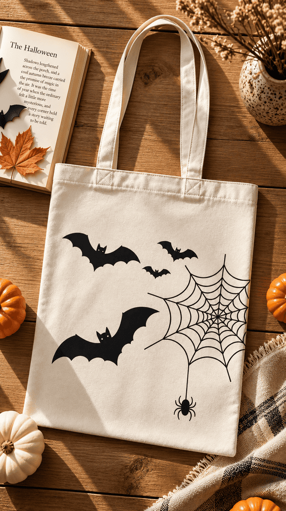 DIY Tote bag - Cricut Halloween Projects - 2