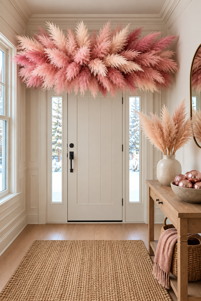 pink winter decor ideas -2
