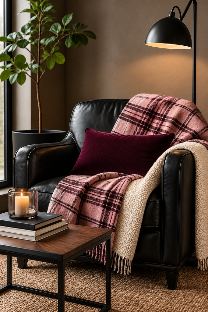 pink winter decor ideas - 8
