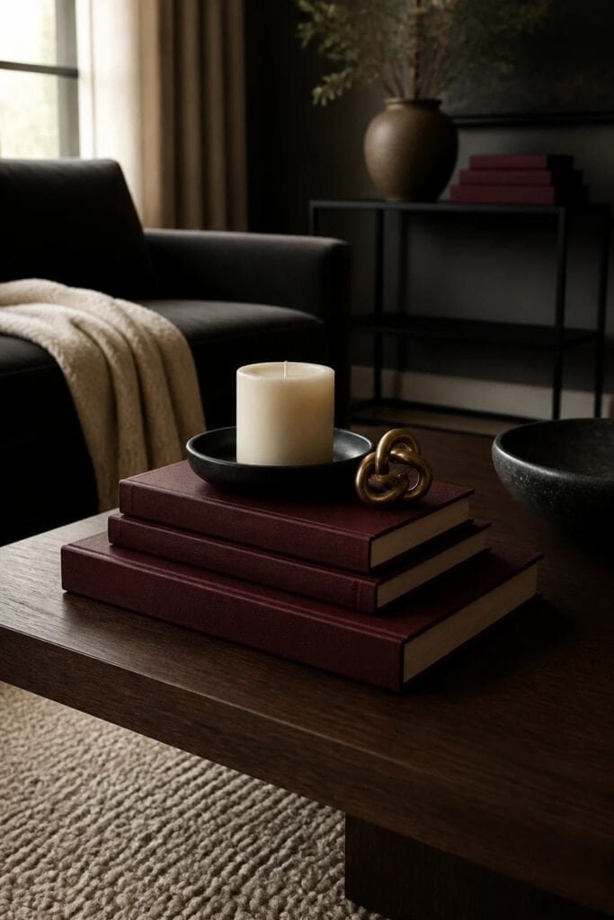 burgundy fall decor ideas - 6