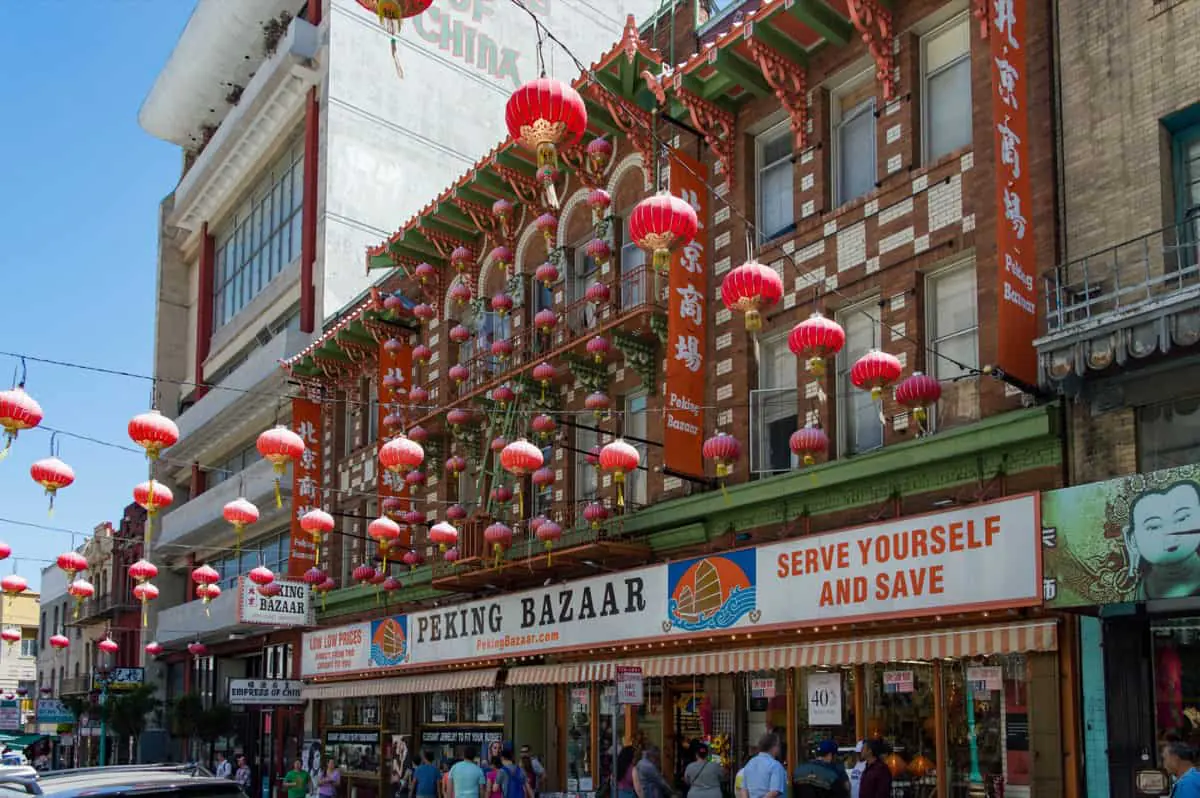 Grant Avenue in San Francisco's Chinatown, the anchor of the Wuyi diaspora in America