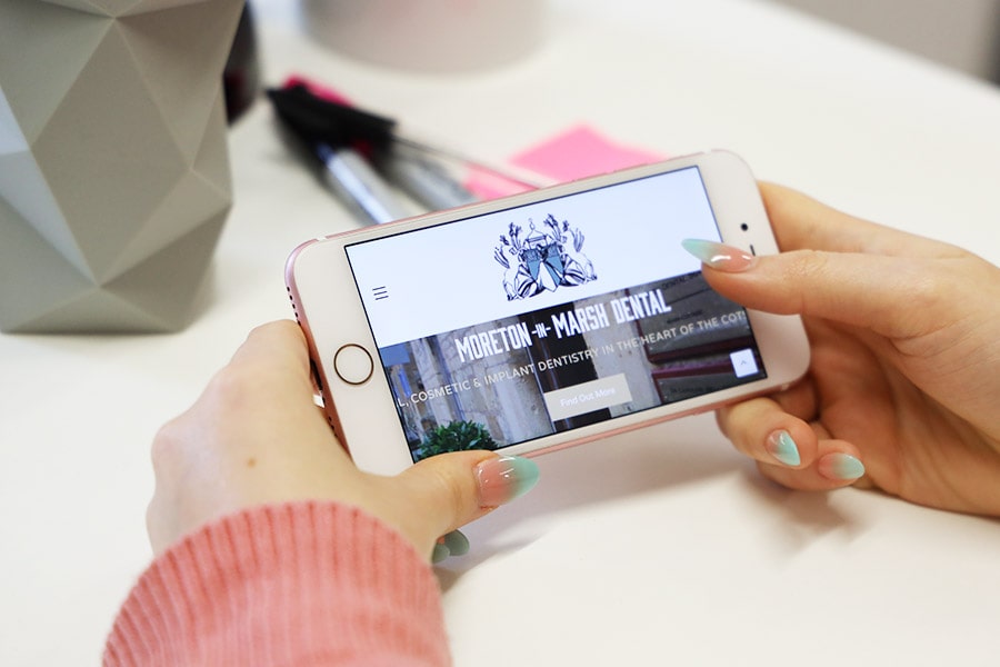 cotteswolds dental practice web design
