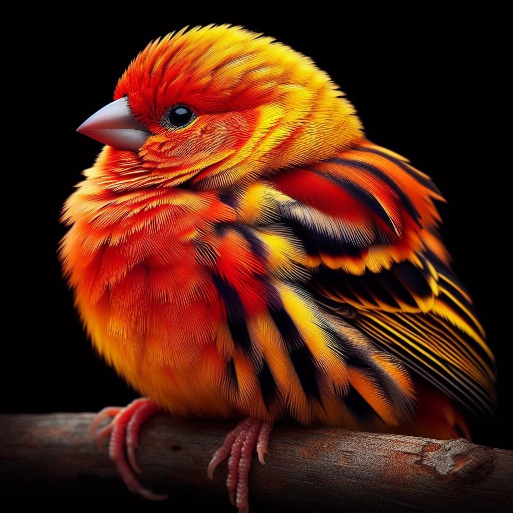 An image of a Spice Finch, a small bird with brown and white plumage. Image used for the article House Finch Symbolism