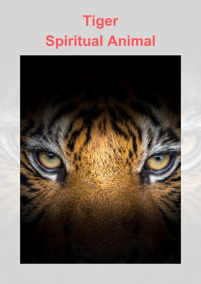 A tiger prowling through dense jungle foliage, symbolizing power, passion, and fierce independence as a spirit animal. The tiger's intense focus and graceful movements reflect qualities of determination and inner strength, guiding those who resonate with the tiger spirit to pursue their goals with confidence and intensity. Image used for the article Tiger Spirit Animal.