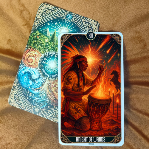 What Does the Suit of Wands Tarot Represent in Tarot? Knight of Wands tarot card meaning shown in an upright position, representing passion, momentum, courage, and bold action within the Suit of Wands.