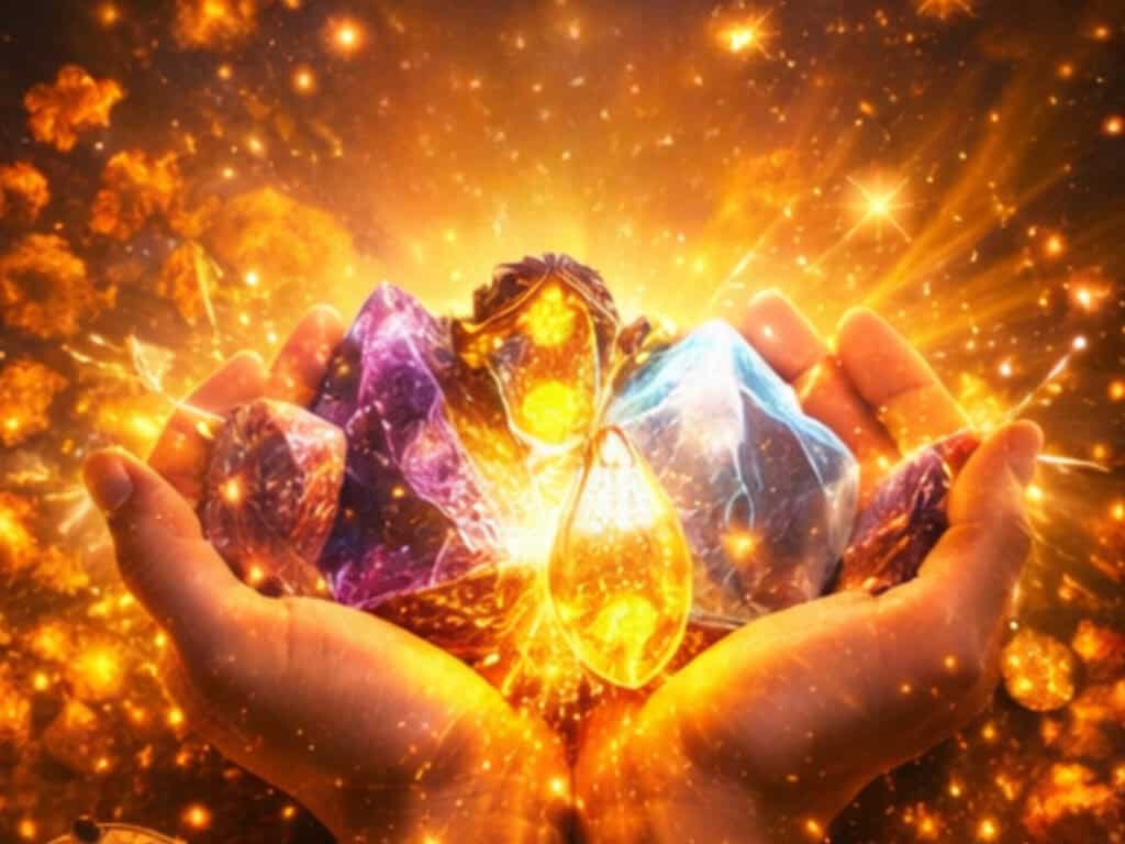 Meaning of 888 Angel Numbers Meaning of 888 angel numbers expressed with glowing crystals representing manifestation, energy alignment, and spiritual abundance