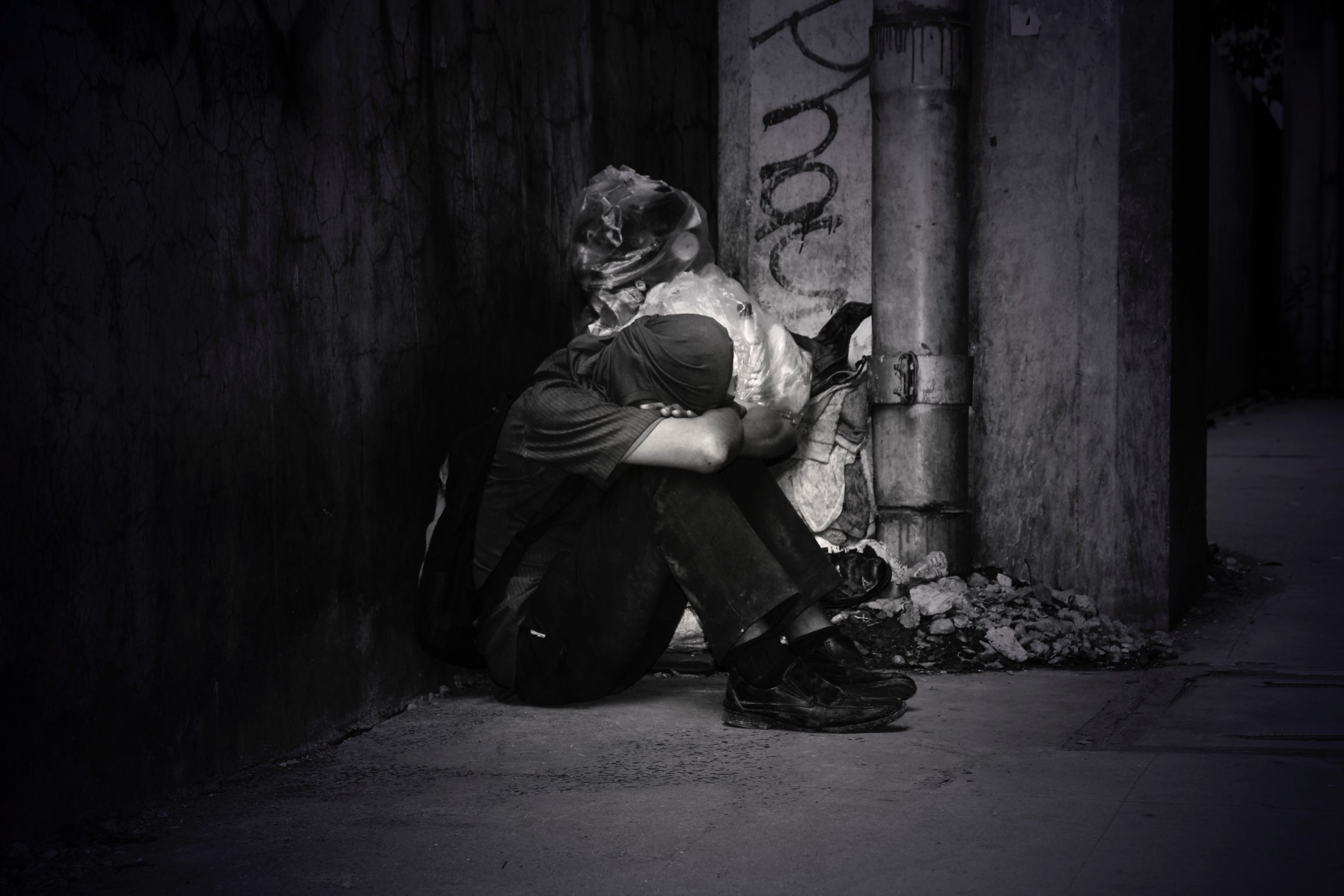 Homeless man
