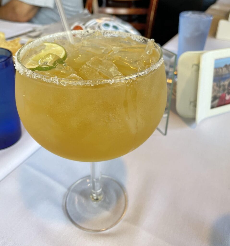 One of Green Onion's famous margaritas. (photo: Sanam Lamborn)