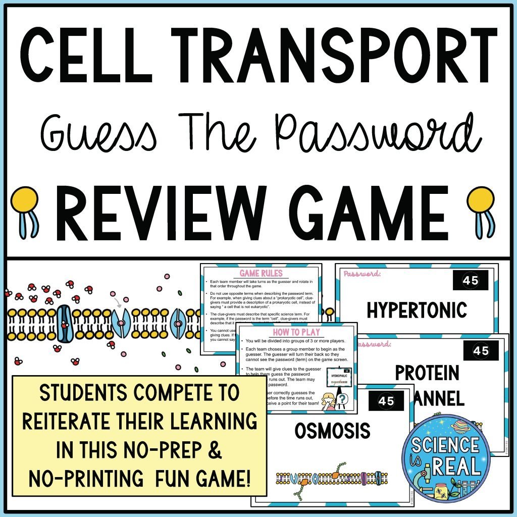 cell transport review game