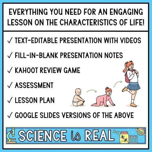 characteristics of life powerpoint