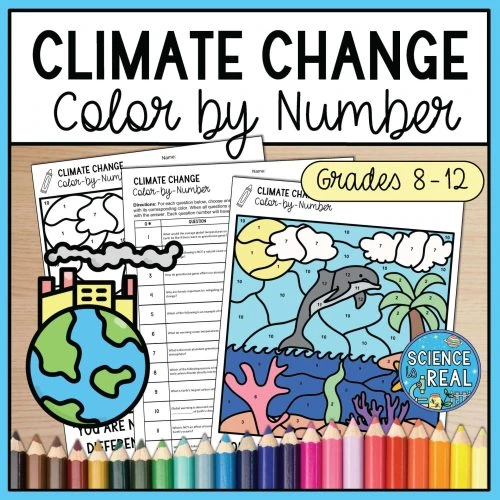 climate change color by number