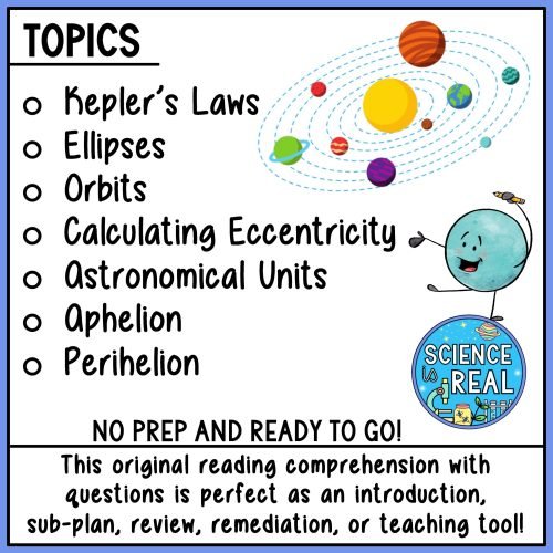 Kepler's Laws Reading Comprehension