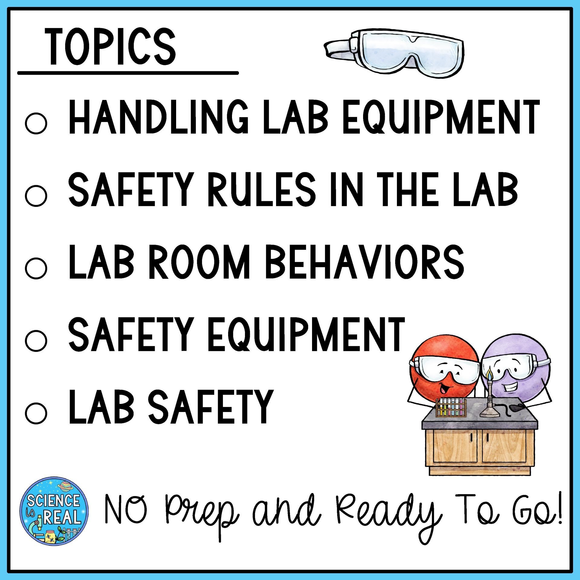lab safety amoeba sisters video handout