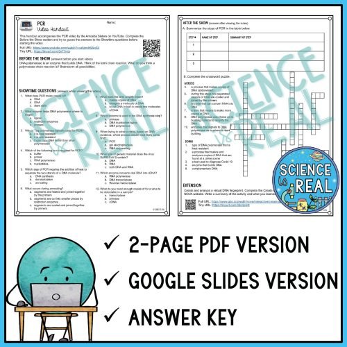PCR amoeba sisters video handout