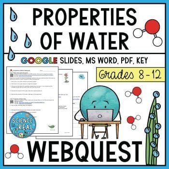properties of water webquest