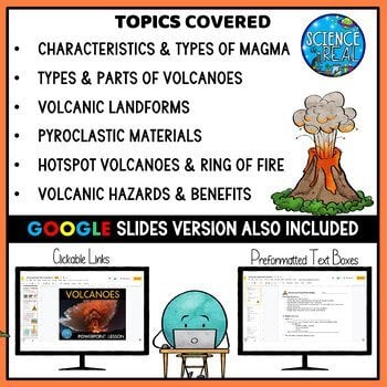 Volcanoes Powerpoint with Student Notes, Questions, and Kahoot - Image 3