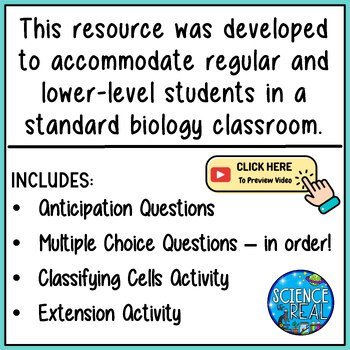 Prokaryotic and Eukaryotic Cells Amoeba Sisters Video Handout - Image 3