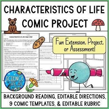 characteristics of life comic project
