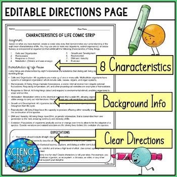 Characteristics of Life Comic Project - Image 2