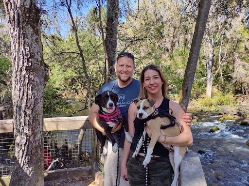 The Science is Real team with Ana, Husband and dogs