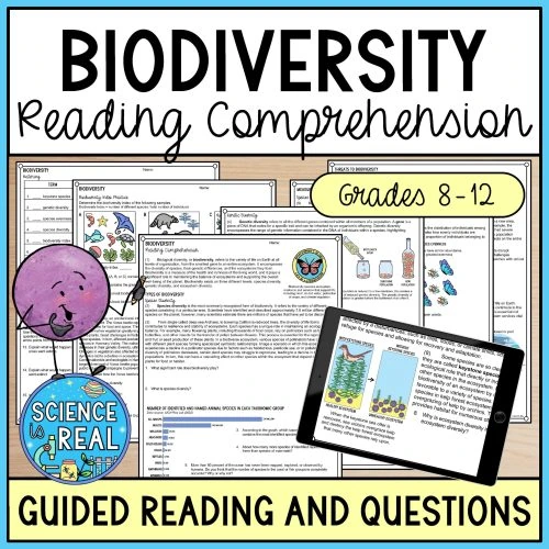 biodiversity reading comprehension