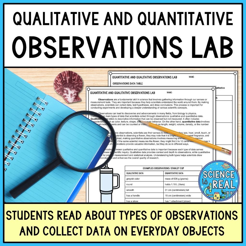 qualitative and quantitative observations lab