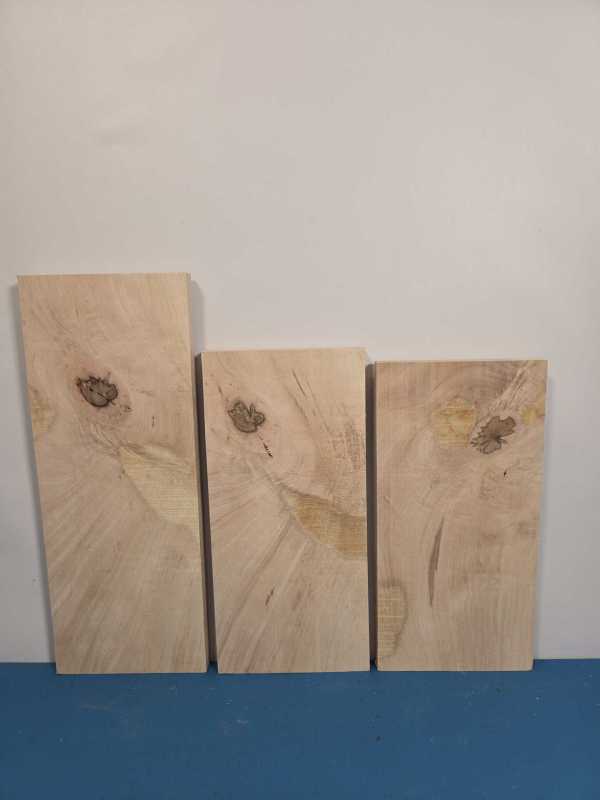 Characterful Knot Beech offcut mix x3