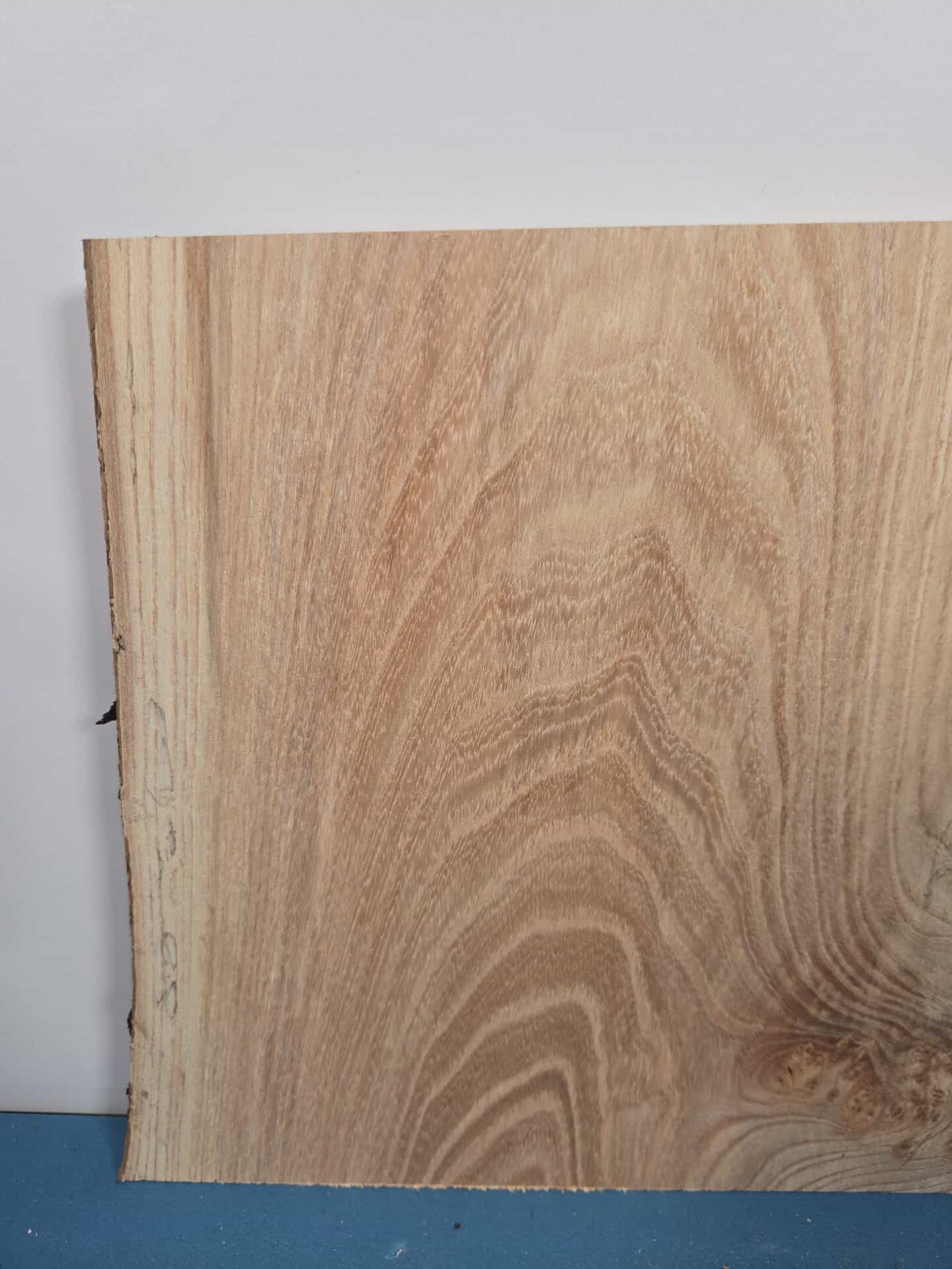Spalted elm offcut showing natural grain and spalting effects in timber.