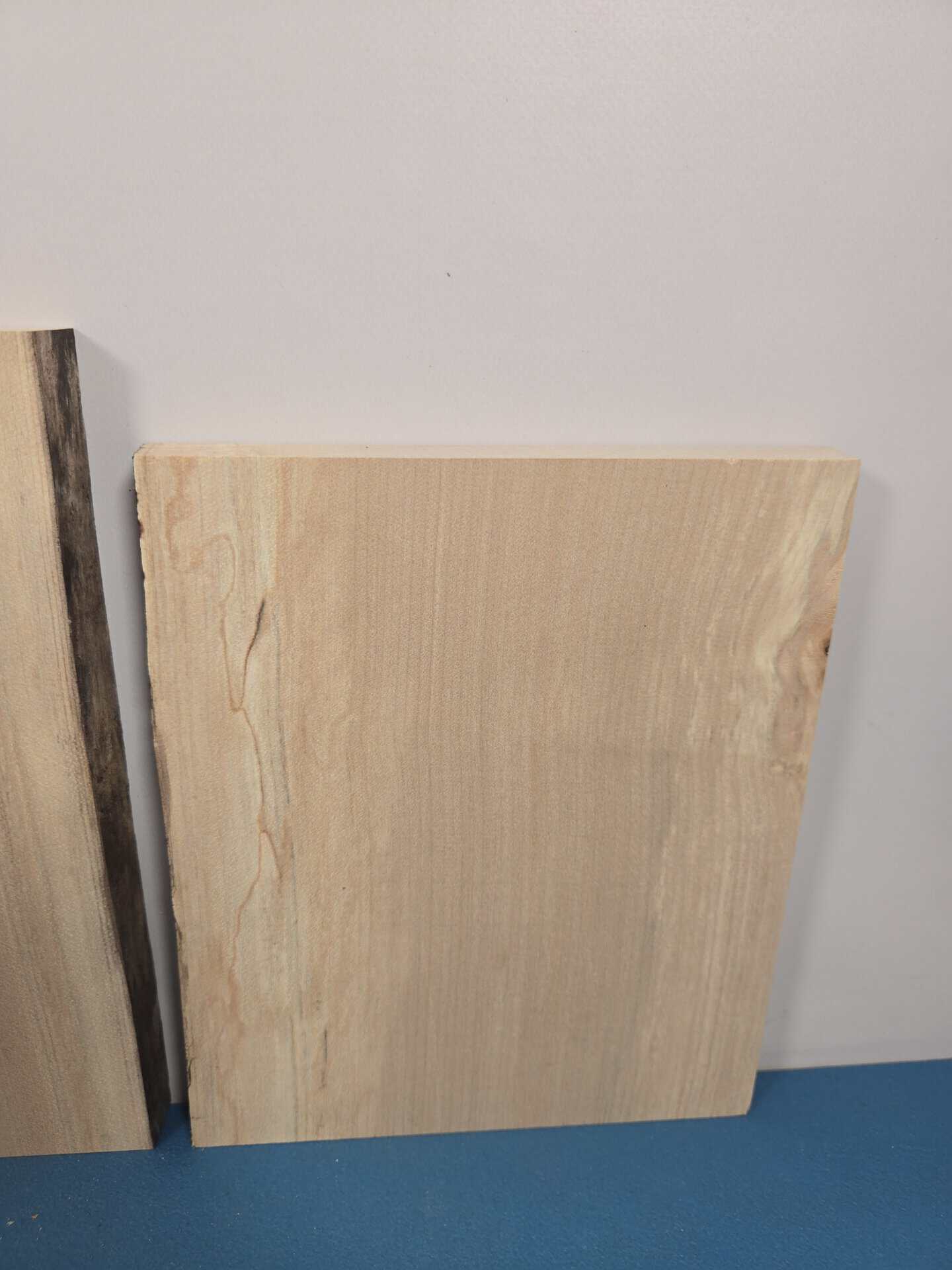 Sycamore offcut timber board with smooth surface and straight edges.