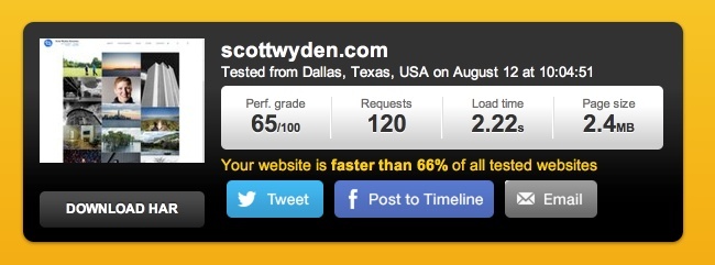 pingdom-speed-test
