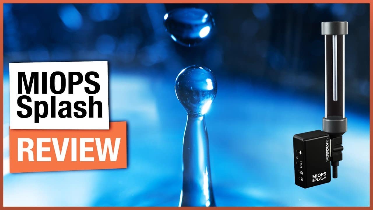Water Drop Photography Setup - MIOPS Splash Review