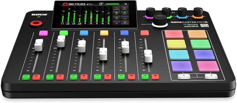 Podcaster RODECaster Pro II audio production console
