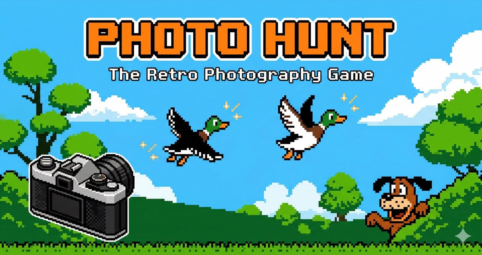 Photo Hunt: The Retro Arcade Game Every Photographer Needs to Play Retro photo hunt game art