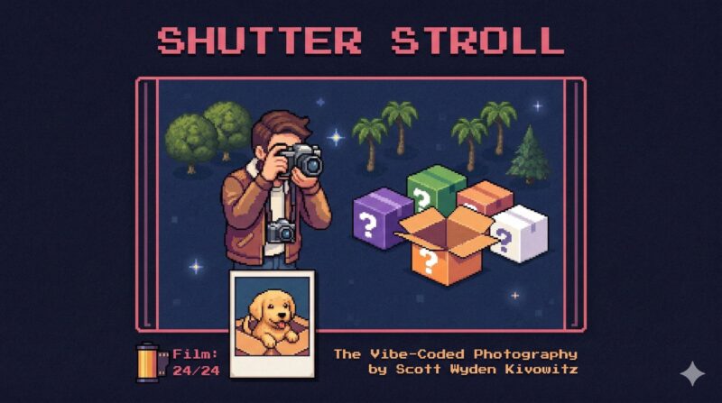 Shutter Stroll pixel art photography